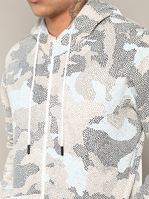 Runway Gods Abstract Dotted Sweatshirt