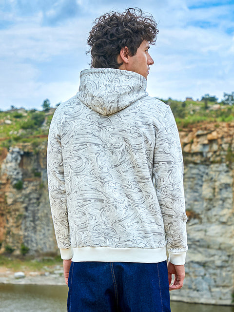 JINX Contrast Fluid Zip Front Hoodie