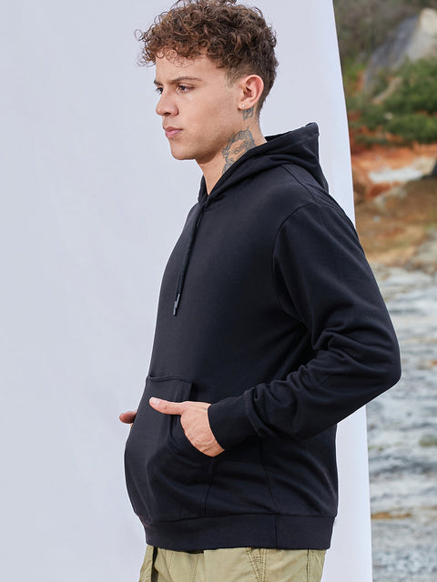 Hooked Solid Pullover Hoodie