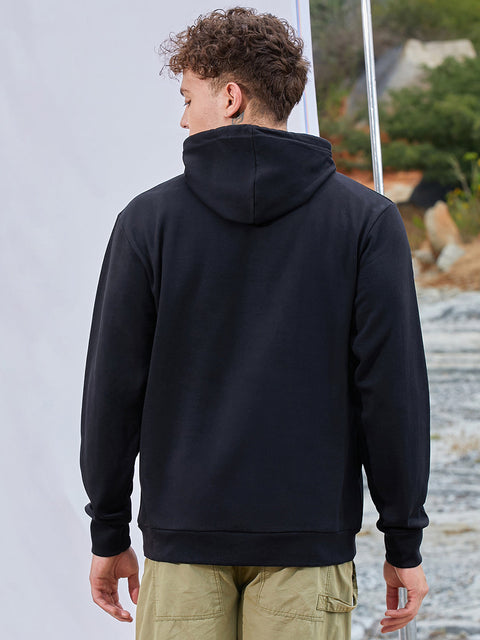 Hooked Solid Pullover Hoodie