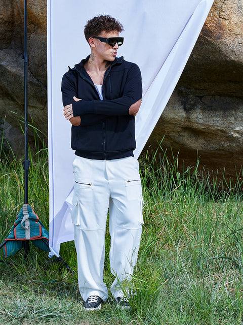 Chaos Men's Zip-Front Travel Hoodie Sweatshirt