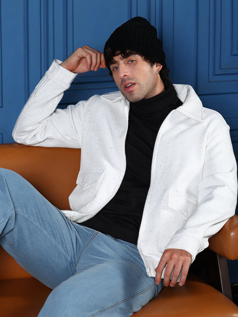 Runway Gods Zip-Front Knit Jacket