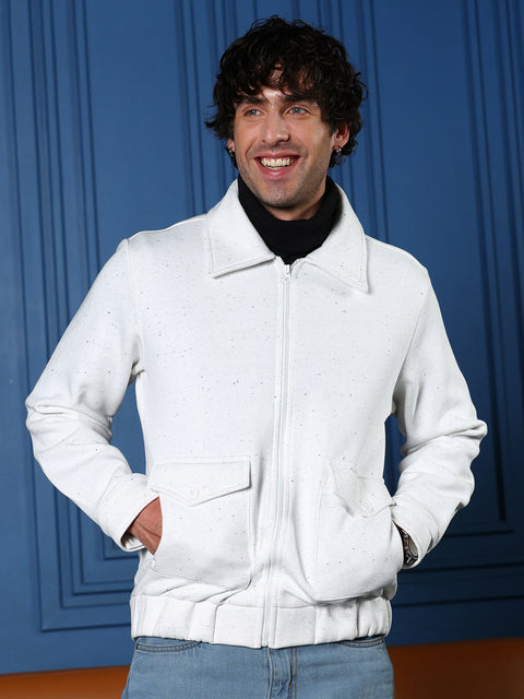 Runway Gods Zip-Front Knit Jacket