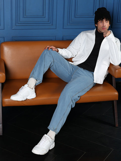Runway Gods Zip-Front Knit Jacket