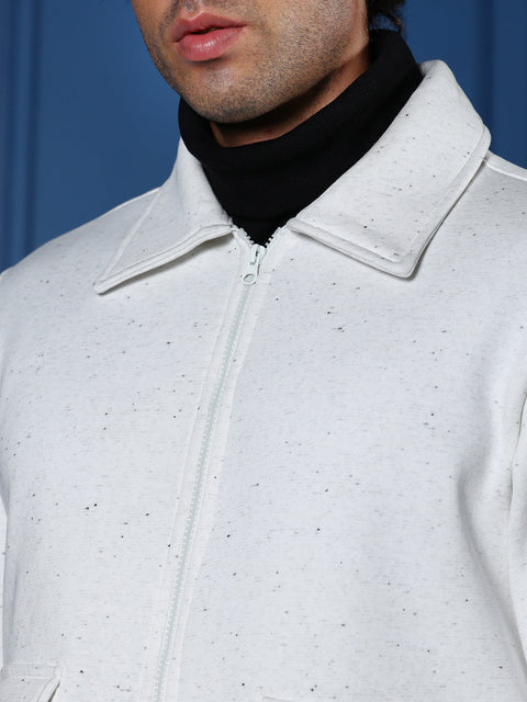 Runway Gods Zip-Front Knit Jacket