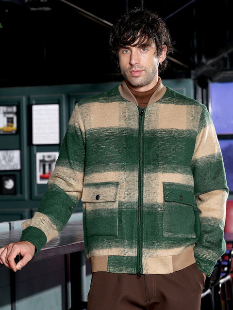 Iconic Everyday Zip-Front Buffalo Bomber Jacket