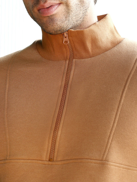 Take Two Men Sweatshirt Panel-Stitch Knit Sweatshirt