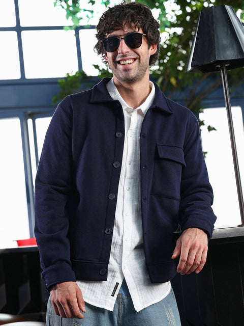 Hooked Utility-Knit Jacket