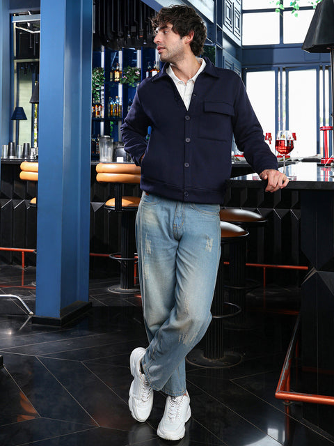 Hooked Utility-Knit Jacket