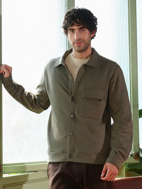 Hooked Utility-Knit Jacket