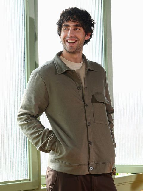 Hooked Utility-Knit Jacket