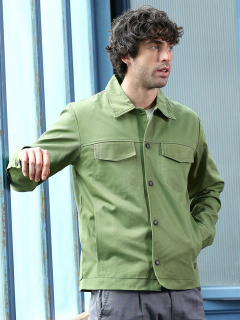 Take Two Men Jacket Utility-Twill Jacket