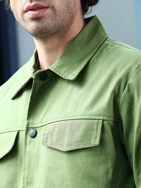 Take Two Men Jacket Utility-Twill Jacket