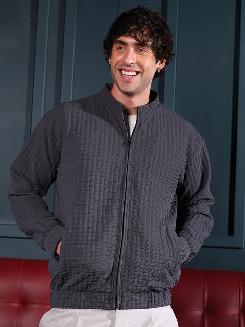 Chaos Cubic-Tactile Bomber Jacket