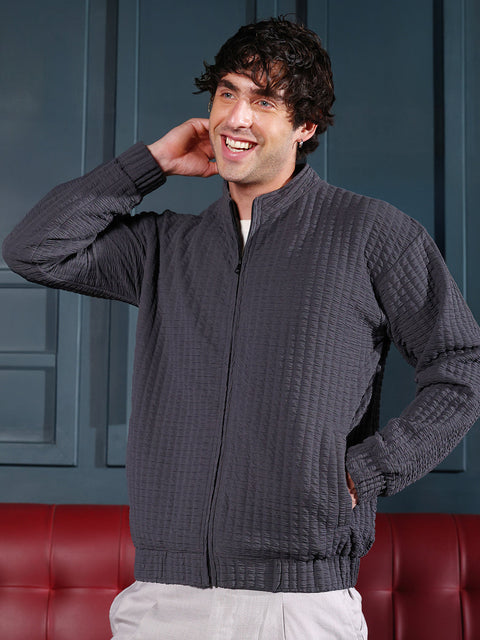 Chaos Cubic-Tactile Bomber Jacket