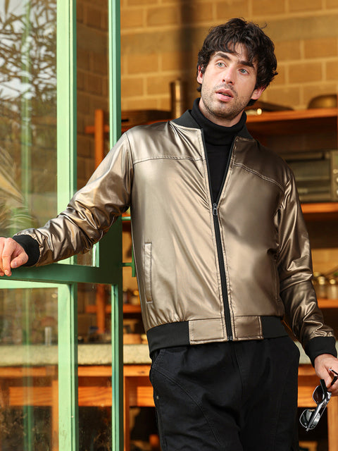 Hookd Patent-Panel Bomber Jacket