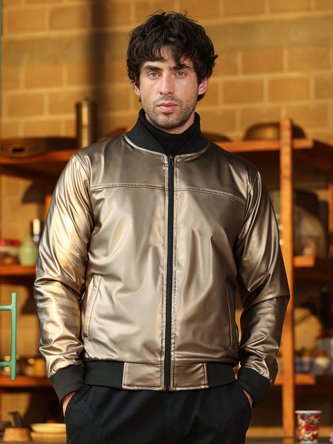 Hookd Patent-Panel Bomber Jacket