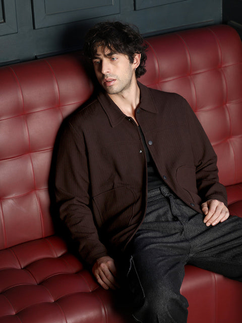 Runway Gods Crease-Tactile Panelled Jacket