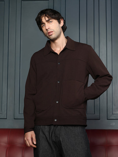 Runway Gods Crease-Tactile Panelled Jacket