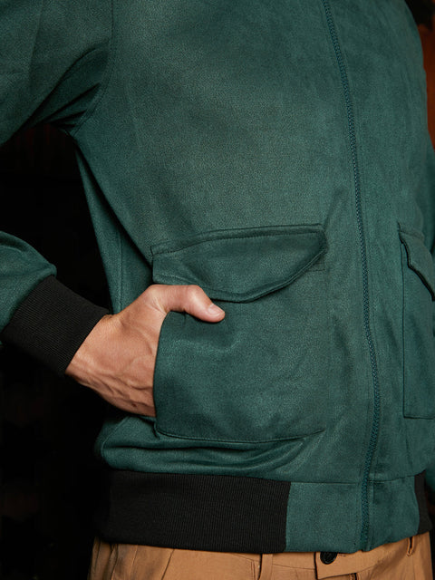 Game Face Zip-Front Jacket With Fleece Collar