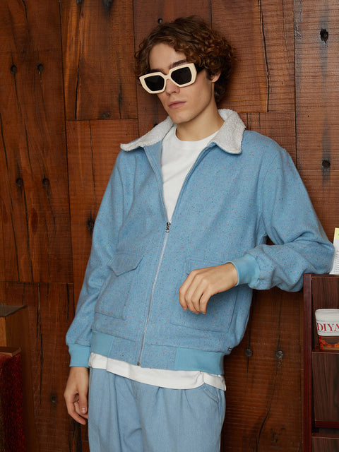 Hookd Fleece-Lined Zip-Front Jacket