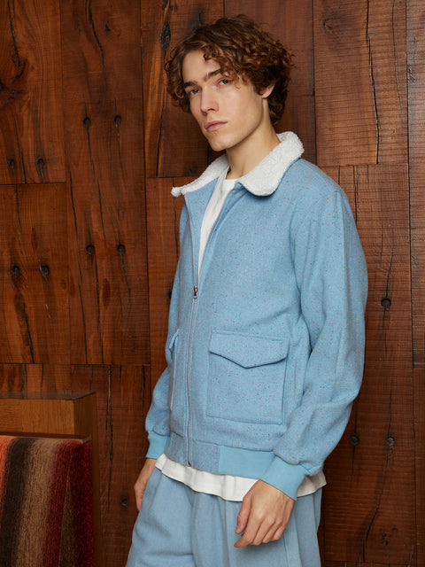 Hookd Fleece-Lined Zip-Front Jacket