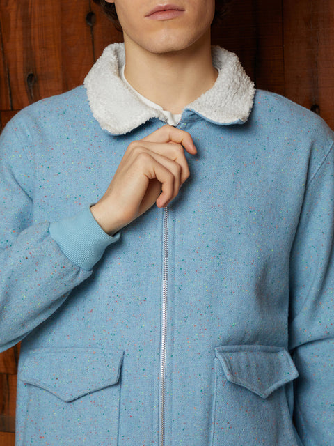 Hookd Fleece-Lined Zip-Front Jacket