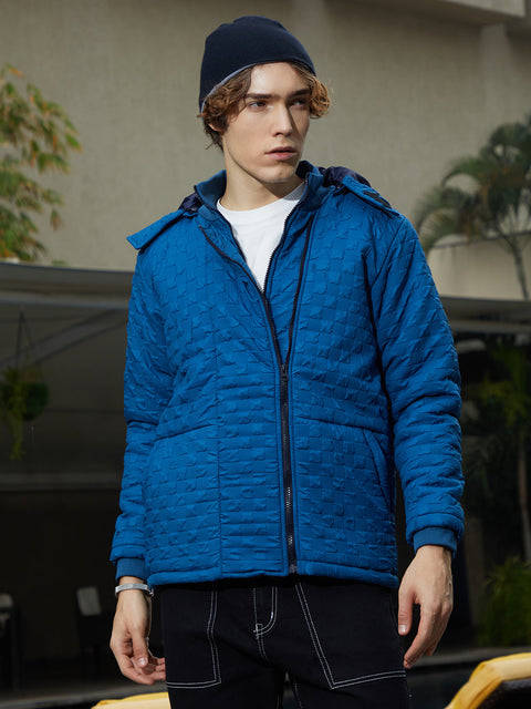 Hookd Tactile Shepard Check Puffer Jacket