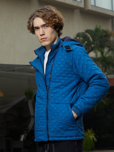 Hookd Tactile Shepard Check Puffer Jacket