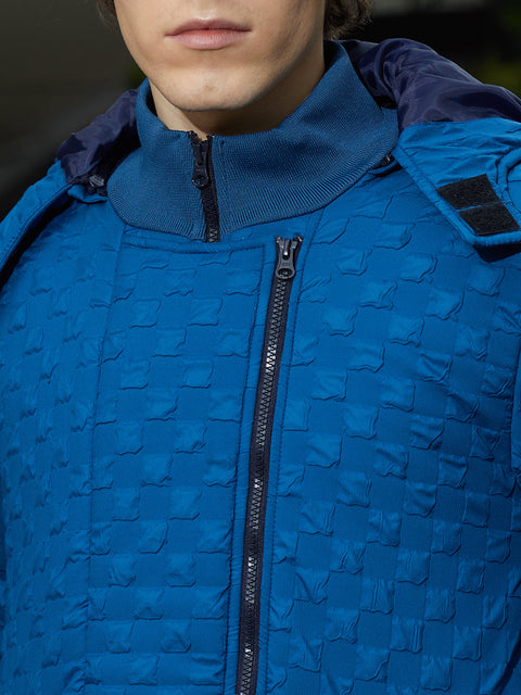 Hookd Tactile Shepard Check Puffer Jacket