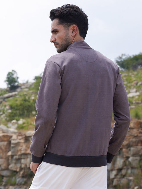 Game Face Zip-Front Jacket With Ribbed Hem