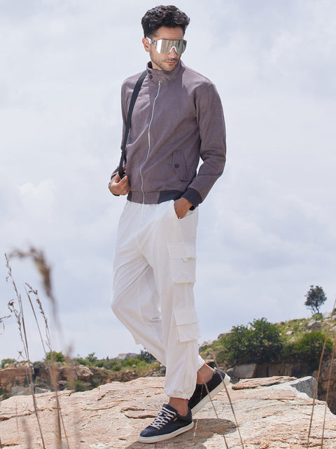 Game Face Zip-Front Jacket With Ribbed Hem