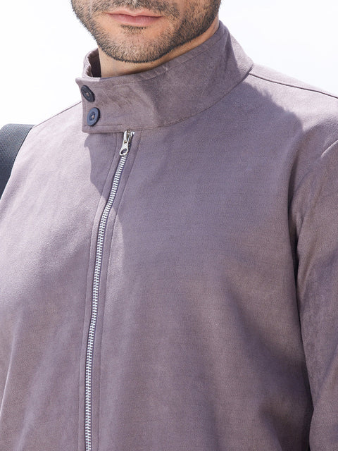 Game Face Zip-Front Jacket With Ribbed Hem