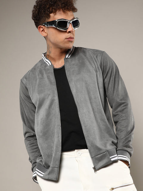 Behookd Zip-Front Baseball Jacket