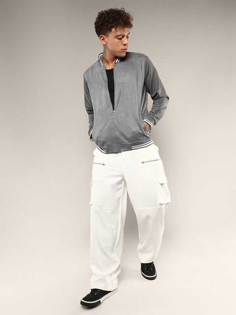 Behookd Zip-Front Baseball Jacket