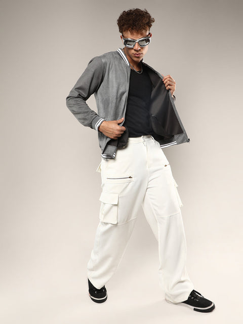 Behookd Zip-Front Baseball Jacket