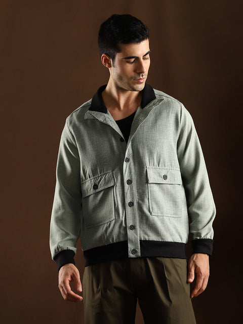 OneKind Tactile-Utility Bomber Jacket
