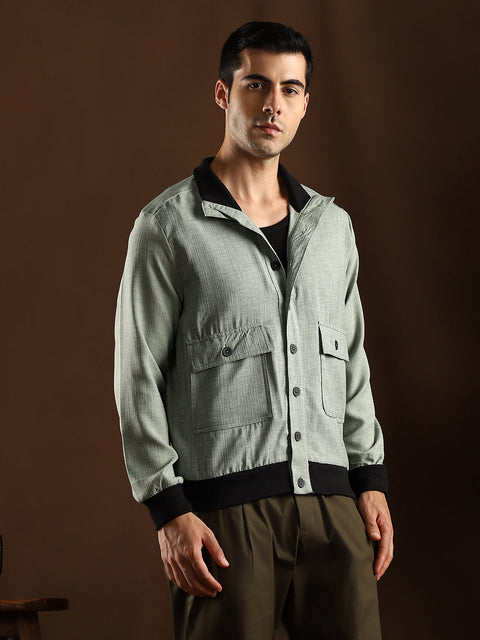 OneKind Tactile-Utility Bomber Jacket