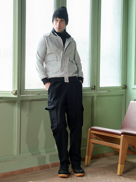 Hookd Tactile-Utility Bomber Jacket