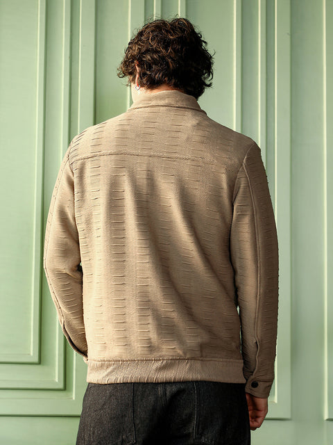 Runway Gods Ruche-Tactile Panelled Jacket