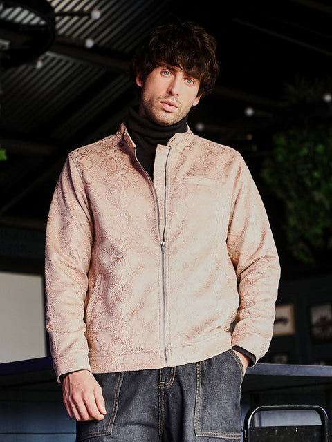 Hooked Reptilia-Jacquard Rider Jacket