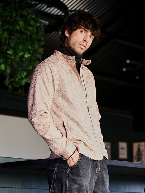 Hooked Reptilia-Jacquard Rider Jacket