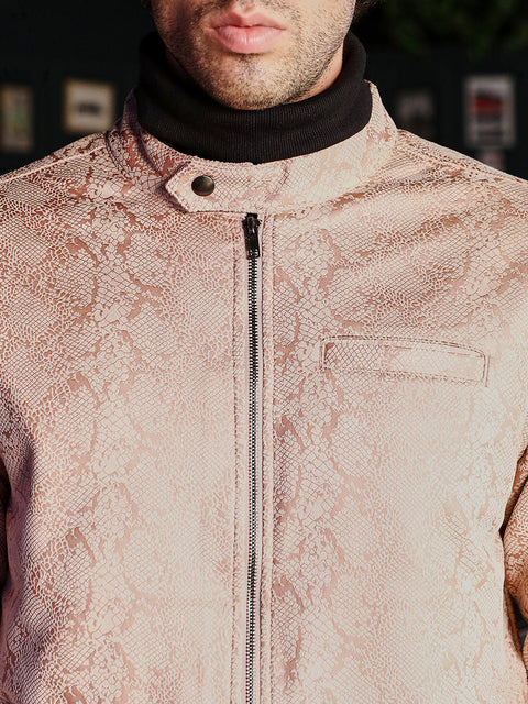 Hooked Reptilia-Jacquard Rider Jacket