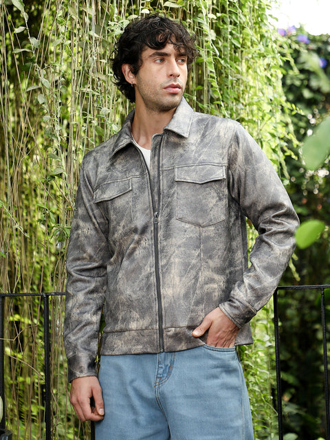 Interim Dye Utility-Twill Bomber Jacket