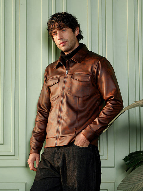 Interim Dye Utility-Twill Bomber Jacket