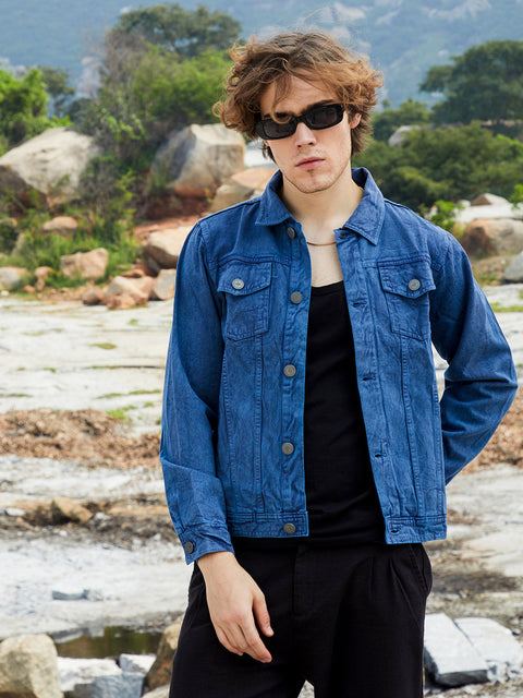 JINX Medium-Wash Denim Jacket