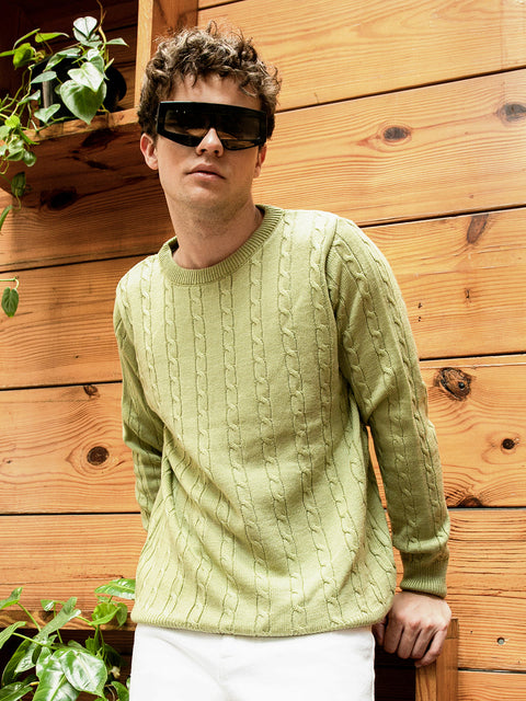 Hookd Cable Knit Sweater