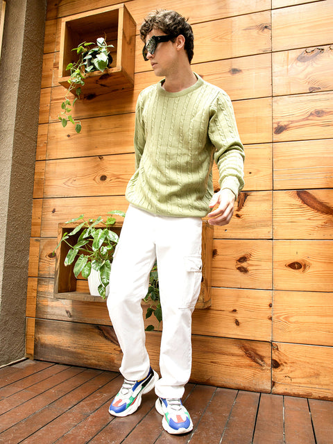 Hookd Cable Knit Sweater