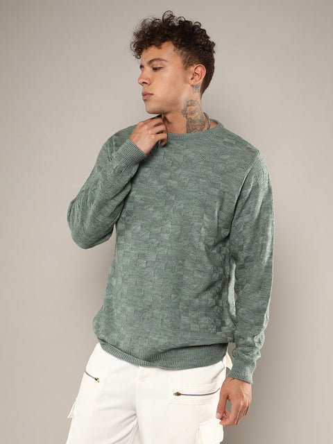 XYNG Textured Knit Sweater