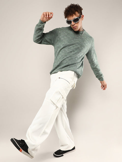 XYNG Textured Knit Sweater